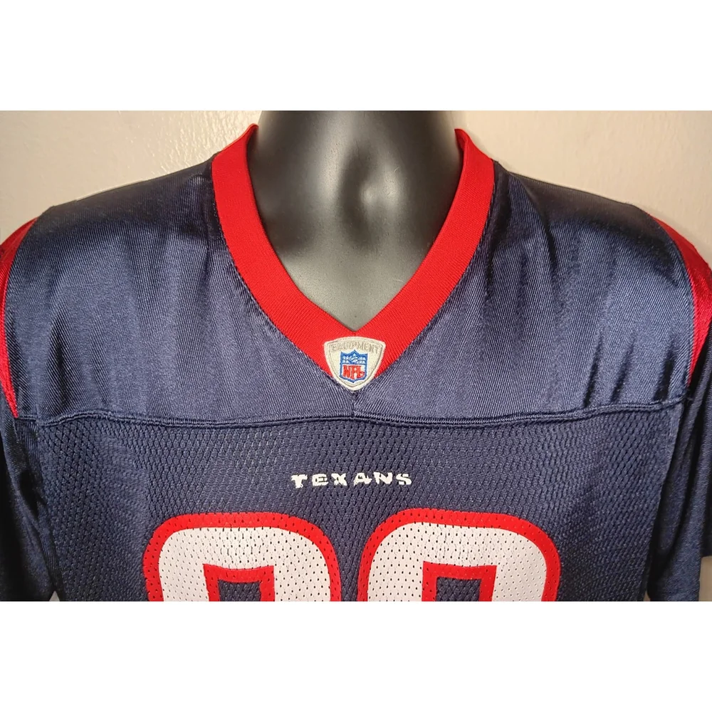 Vintage Houston Texans Andre Johnson Youth XL 18-20 NFL Football Jersey Reebok - Picture 2 of 7